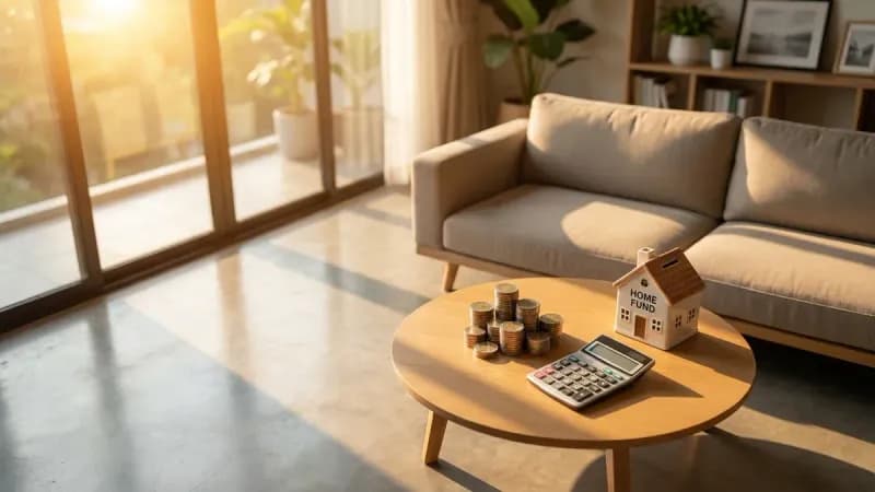 ห้องนั่งเล่นในบ้านสไตล์โมเดิร์นบรรยากาศอบอุ่น โปร่งสบาย รับแสงธรรมชาติ