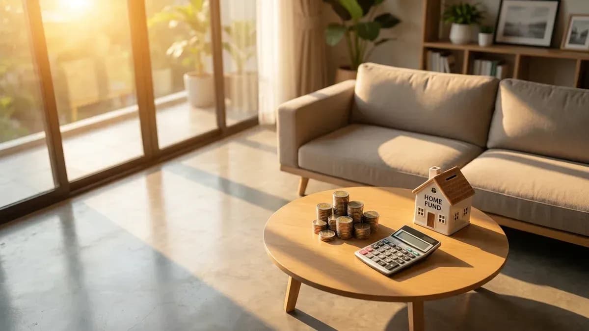 ห้องนั่งเล่นในบ้านสไตล์โมเดิร์นบรรยากาศอบอุ่น โปร่งสบาย รับแสงธรรมชาติ
